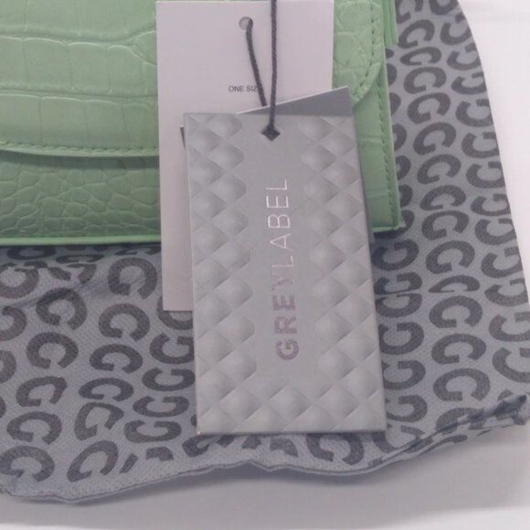 Grey Label Edition #1 Mini Couture Croc Embossed Crossbody Detachable Strap NWT - Picture 4 of 14
